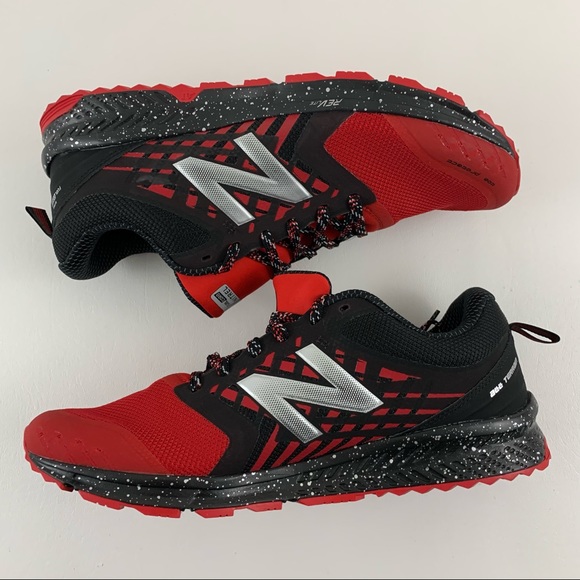 New Balance Red Speckled Sneakers - Picture 3 of 12